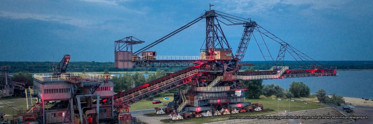 Freilichtmuseum Ferropolis, Stadt aus Eisen