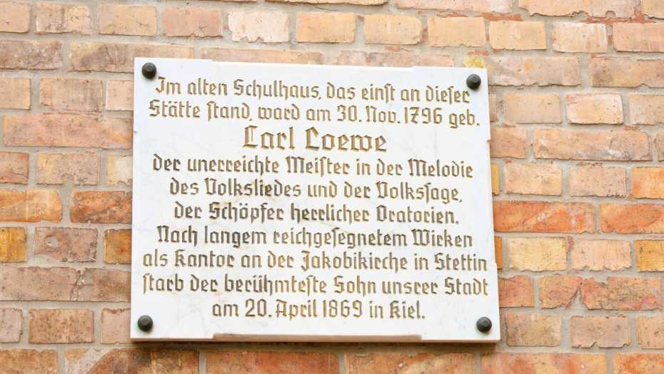 Erinnerung an Carl Loewe
