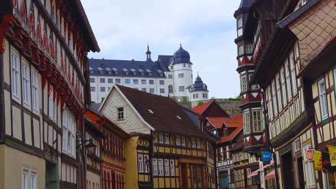 Stolberg - Blick auf das Schloss