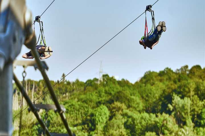 Titan RT Hängebrücke Harzdrenalin an der Rappbodetalsperre