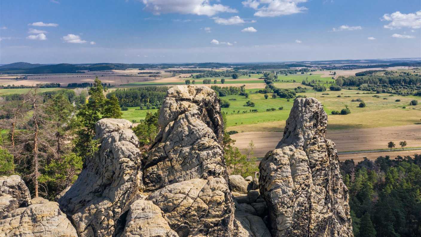Wandern an der Teufelsmauer im Harz, Stempelstelle Harzer Wandernadel