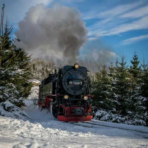 Unterwegs mit der Brockenbahn